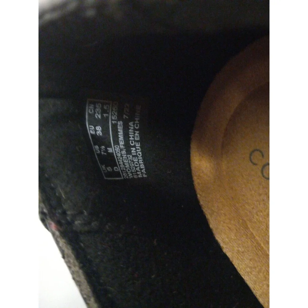 Clarks Women's Shoes Size 7.5 Black Emslie Warren Leather Ankle Booties Side Zip - Picture 7 of 8